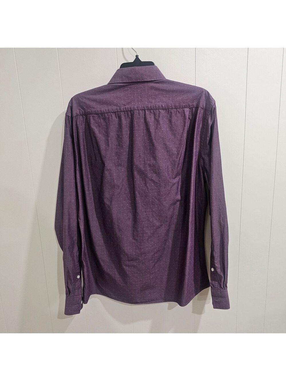 Tommy Hilfiger Slim Fit Dress Shirt | Soft Plum | Like New Sz 16 Neck Arm 24 - Picture 7 of 10